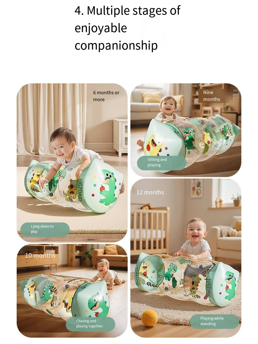 Inflatable Crawling Roller Toy for infants  toddlers  practice crawling Development Sensory Toys 0 12 Months