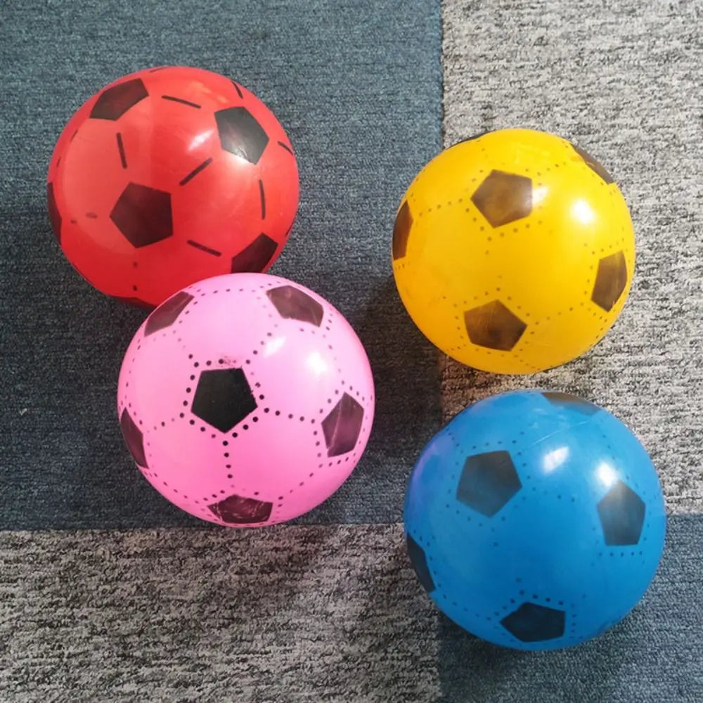 Inflatable Football Kids Sports Beach Ball Elastic Rubber Children Toy Balls  Outdoor Games Beach Sport Ball Toys