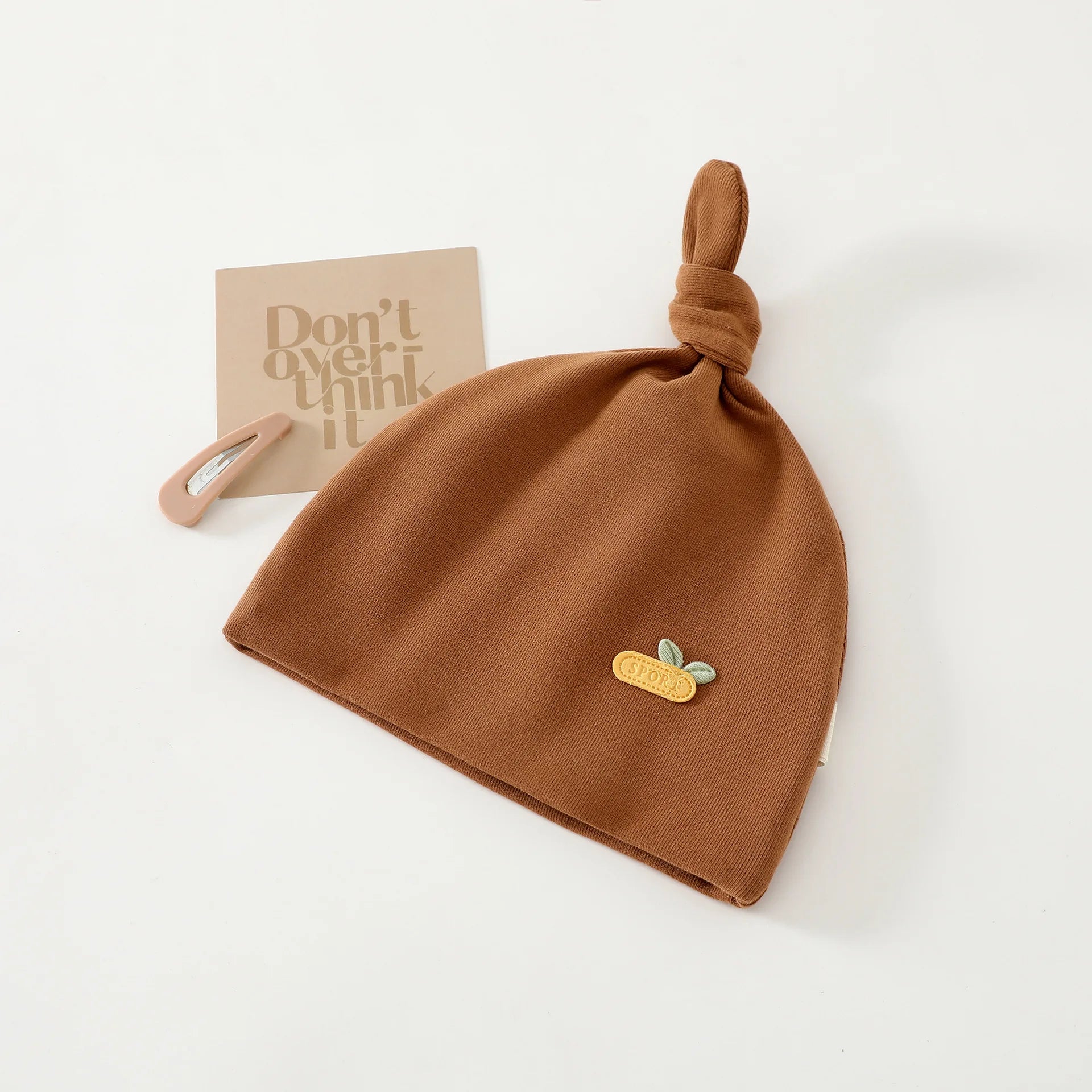 2025 Newborn Baby Four Seasons Knitted Hat Cotton Cartoon Hats for Male and Female Infants Aged 0-12 Months
