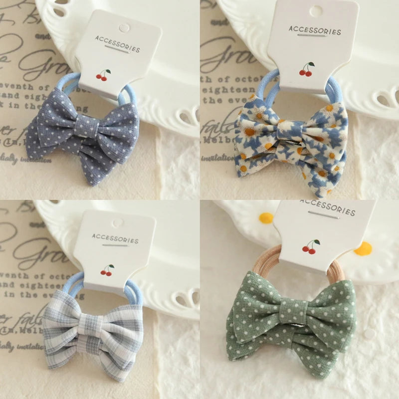 Children's Headwear Hair Accessories for girls, Elastic Hair Bow for baby, Cute Hair ties, Lovely Hair Rope