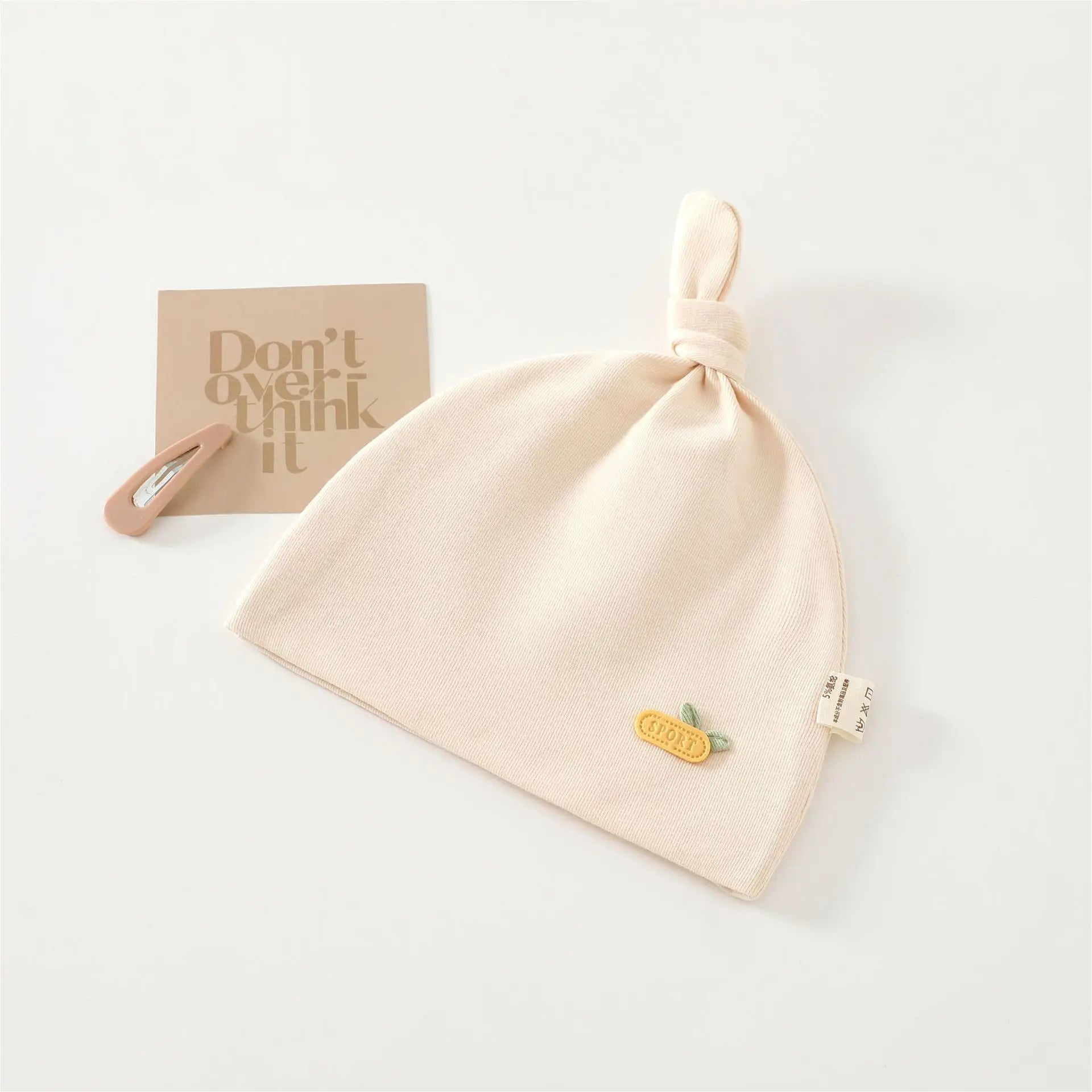 2025 Newborn Baby Four Seasons Knitted Hat Cotton Cartoon Hats for Male and Female Infants Aged 0-12 Months