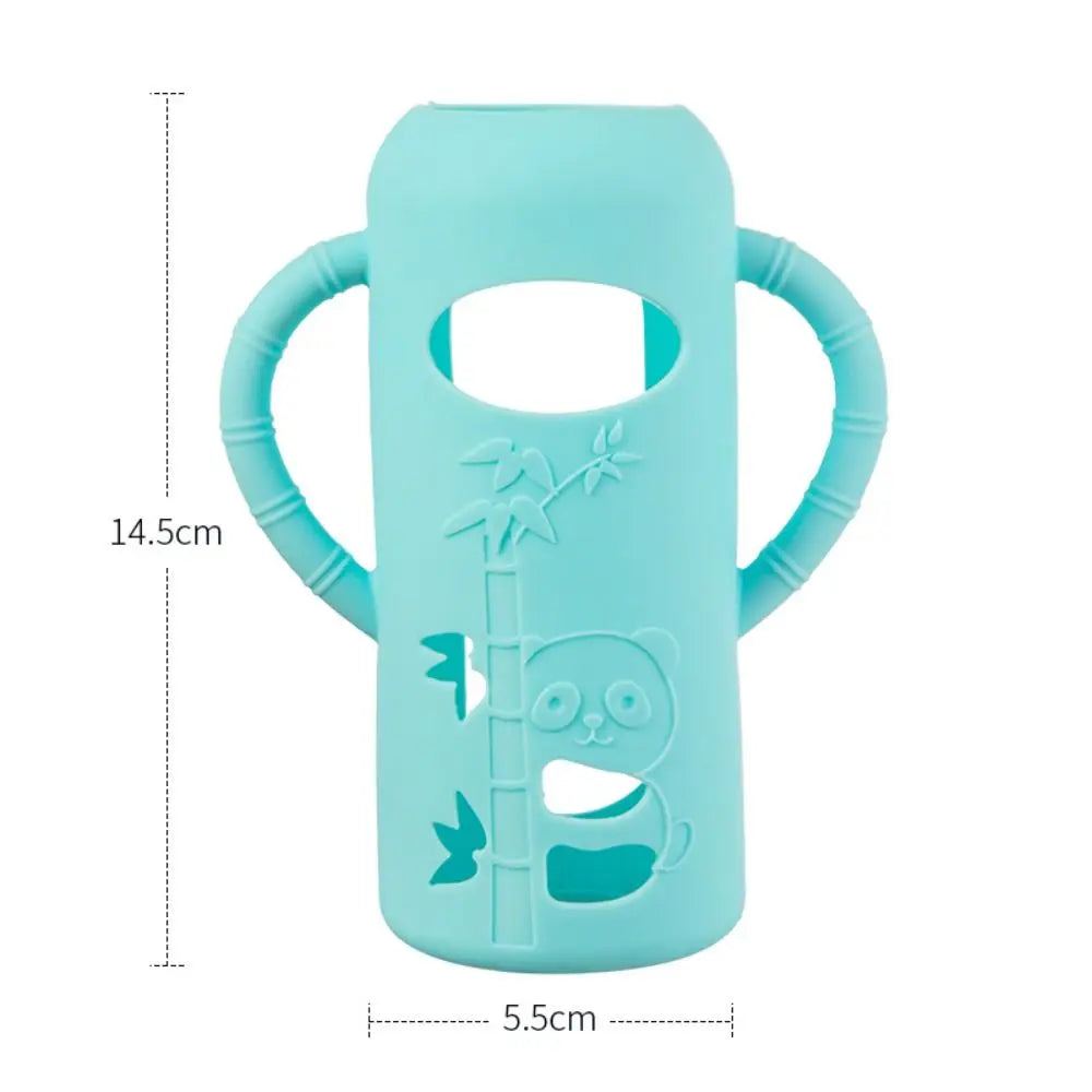 Multi-functional Baby Bottle Handle Soft Anti Breakage Normal Neck Bottles Easy Grip Baby Bottle Sleeves for Dr. Brown's