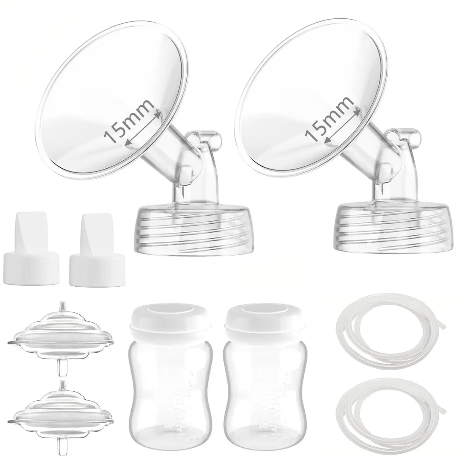 Pump Parts Compatible with Spectra S1/S2/9Plus Breastpump, Full Set Replacement Parts for Spectra, Not Original Accessories
