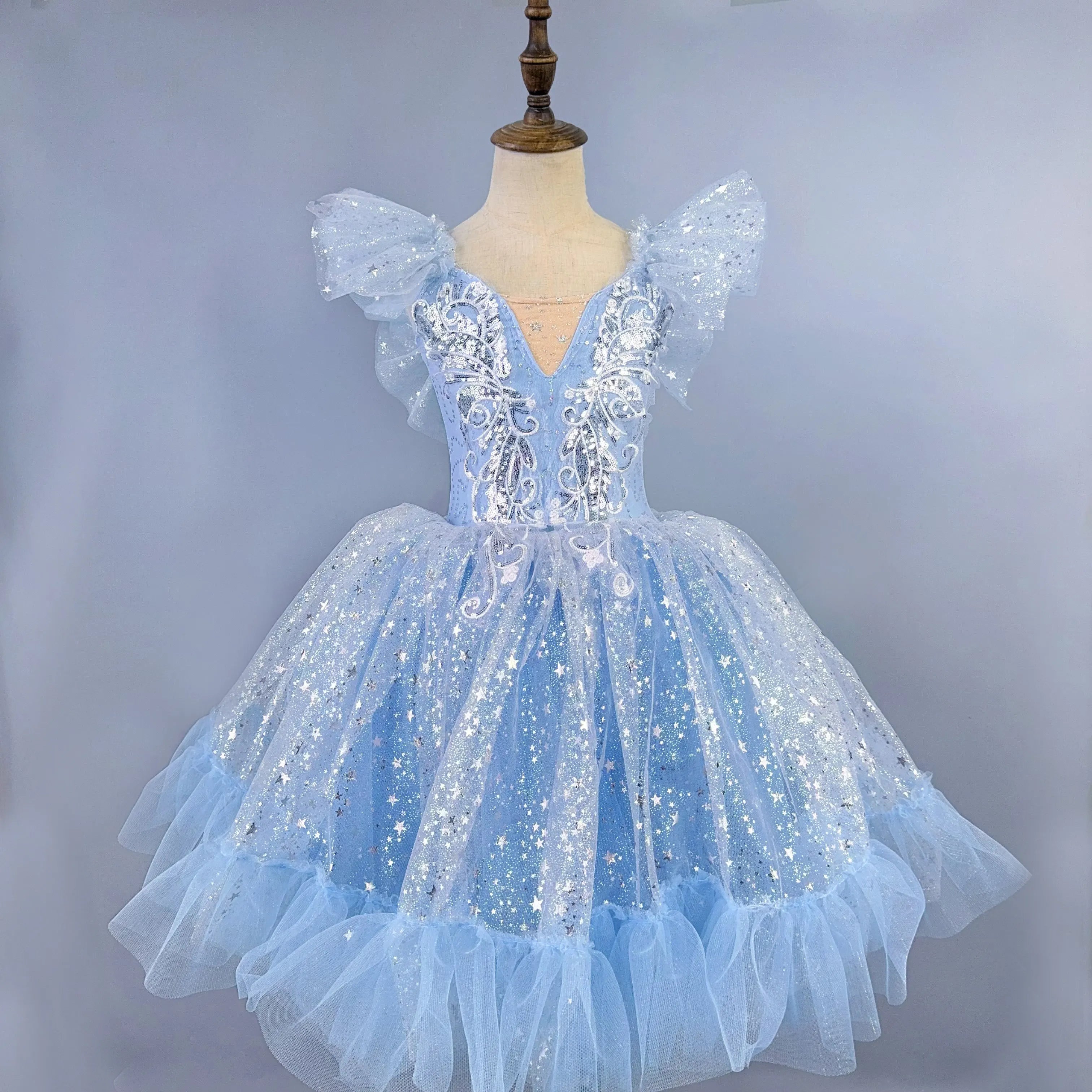 Ballet Performance Tutu Dress Girls Dance Wear Outfit Children Stage Clothing Fashion Ballet Dresses Princess Vestido Kids