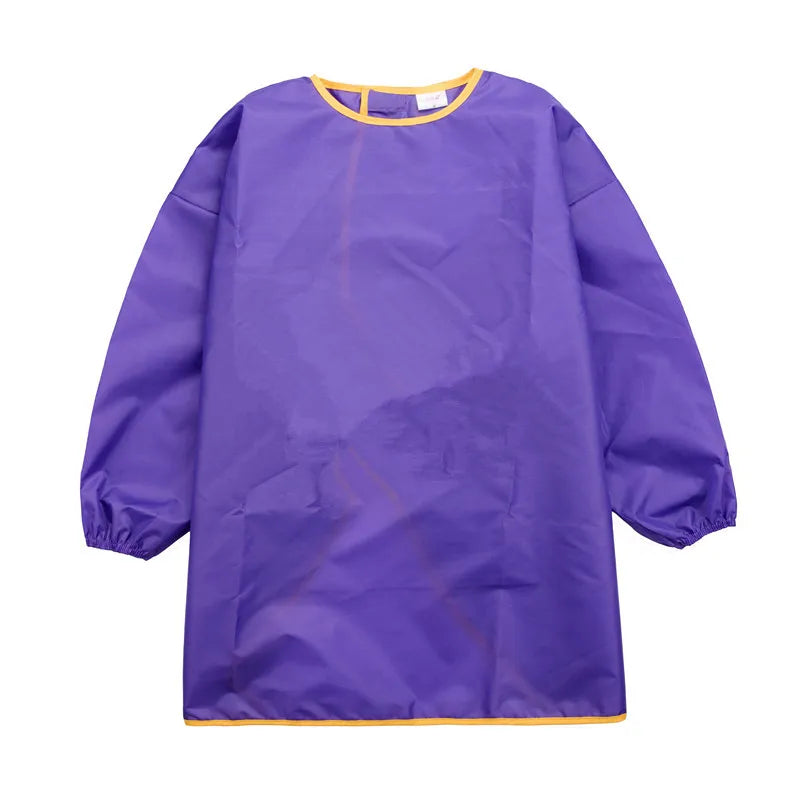 Baby Boys Girls Feeding Bibs Long Sleeve Apron Waterproof for Kids School Painting Drawing Children DIY Art Scraft Smock
