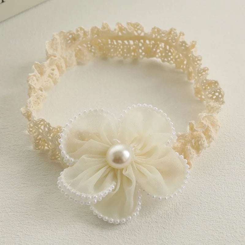 Elastic Flower Baby Girls Headband