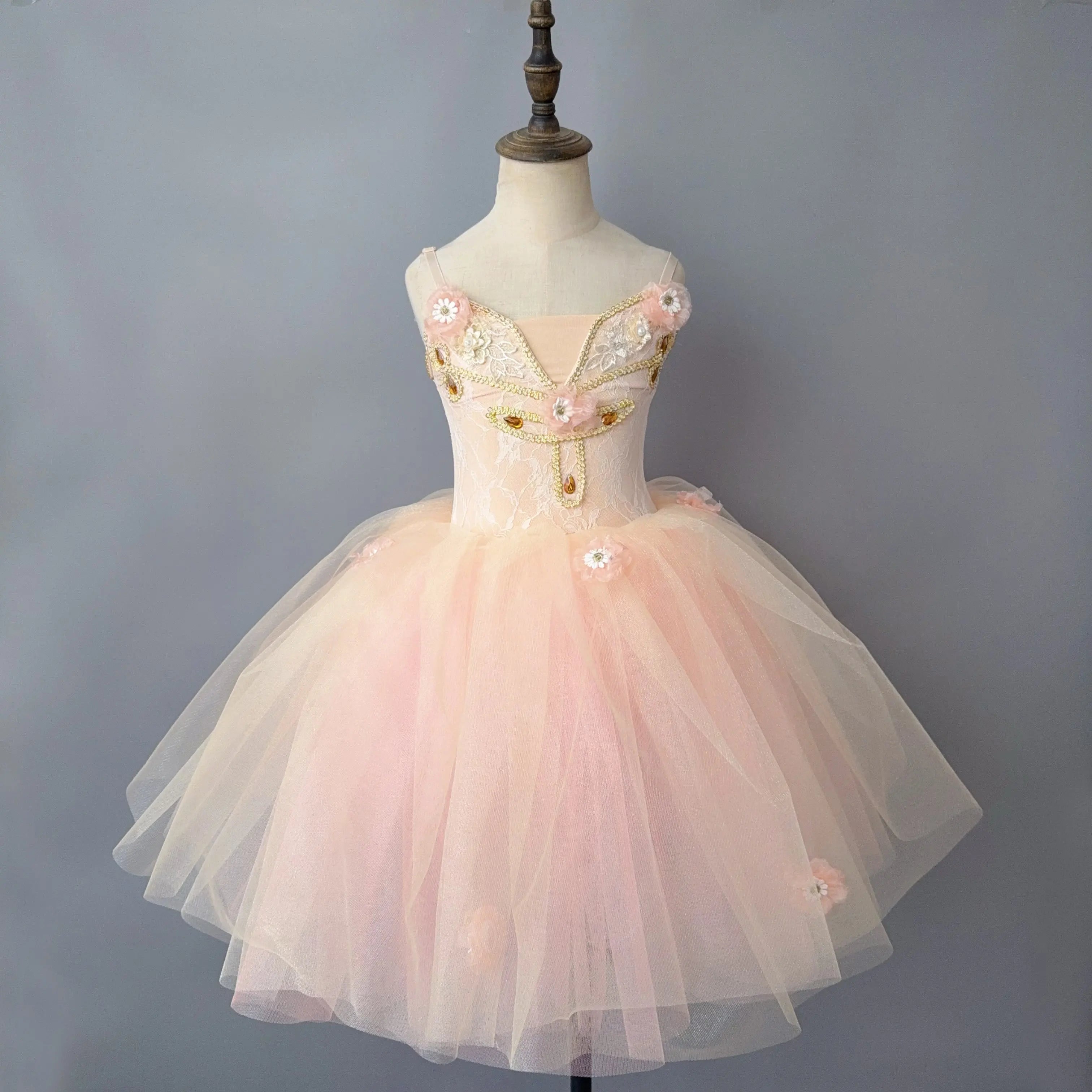 Ballet Performance Tutu Dress Girls Dance Wear Outfit Children Stage Clothing Fashion Ballet Dresses Princess Vestido Kids