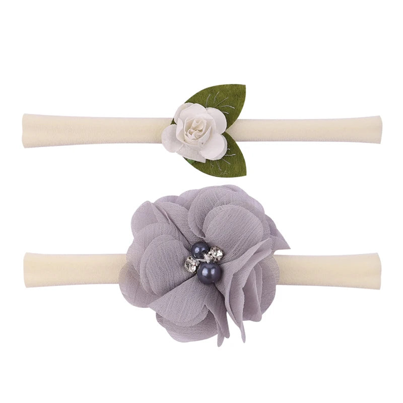 Baby Girl Headband Cute Flower Elastic Hair Band Newborn Head Toddler Headband Headwear Baby Hair Accessories Easter Gifts