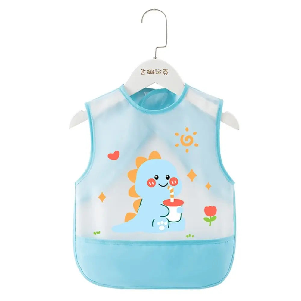 Cartoon Animal Pattern Baby Feeding Bib Anti-dirty Sleeveless Sleeveless Bibs Rabbit Comfortable Saliva Towel Burp Apron Summer