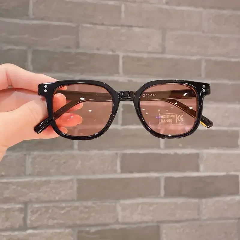 Children Sunglasses Vintage Square UV400 Sun Glasses Outdoor Cute Girl  Boy  Fashion Glasses Protection Classic Kids Sunglasses
