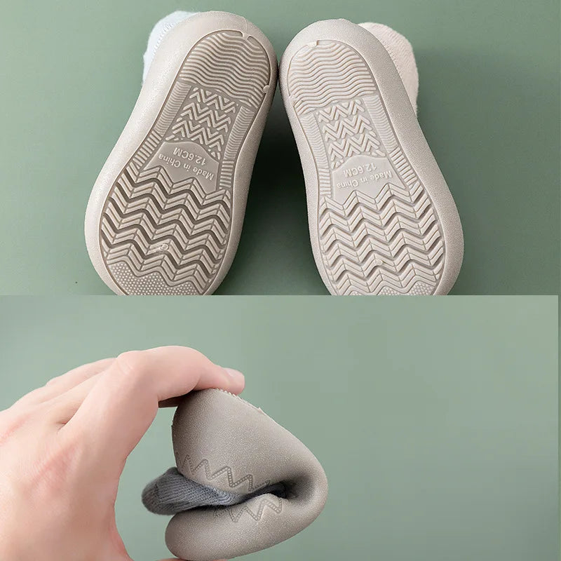 Soft Rubber Sole Child Floor Sneaker Baby Socks Shoes Infant Cute Cartoon Kids Boy Shoes BeBe Booties Toddler Girls First Walker