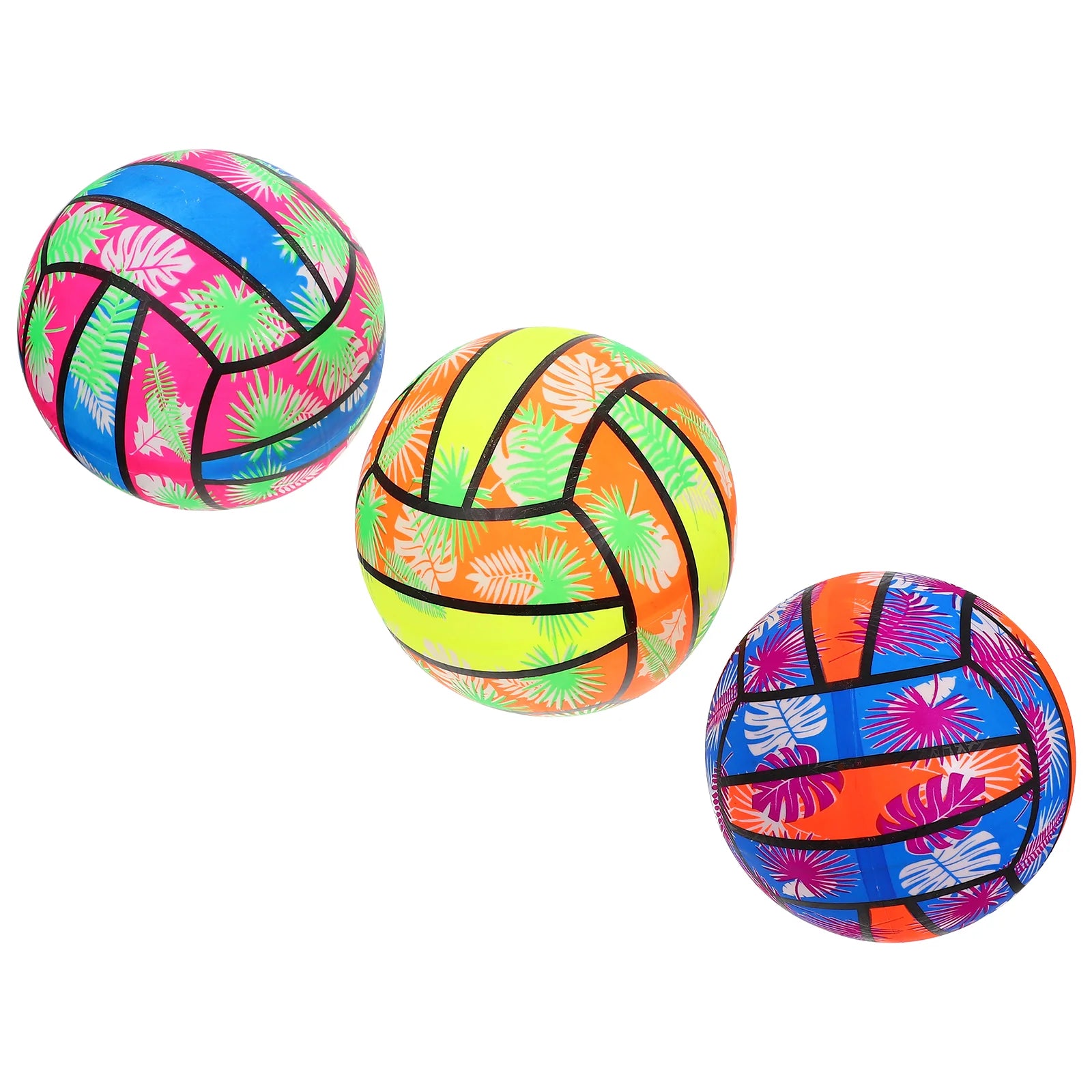 3Pcs Inflatable Water Volleyball Toy Balls Beach Volleyball Pool Balls Water Volleyballs Kids Toys Sports Equipment