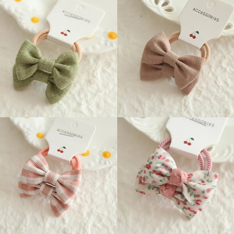 Children's Headwear Hair Accessories for girls, Elastic Hair Bow for baby, Cute Hair ties, Lovely Hair Rope