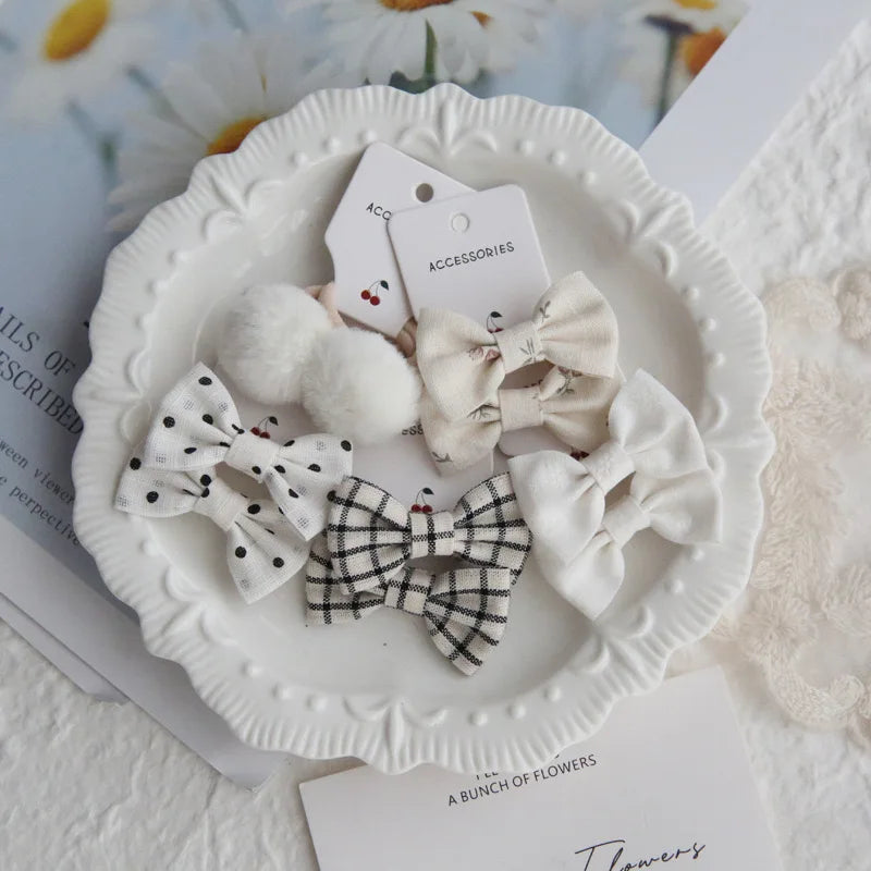 Children's Headwear Hair Accessories for girls, Elastic Hair Bow for baby, Cute Hair ties, Lovely Hair Rope