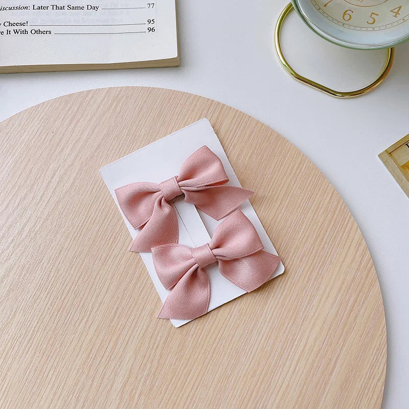 2026 New Little Girl Hair Accessories Childrens Hair Clip Bow Headband Girls Internet Celebrity Clip Baby Hair Clip