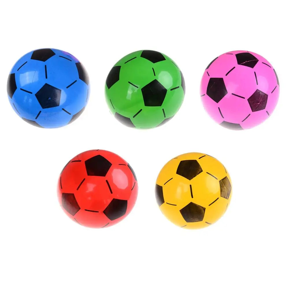 Inflatable Football Kids Sports Beach Ball Elastic Rubber Children Toy Balls  Outdoor Games Beach Sport Ball Toys