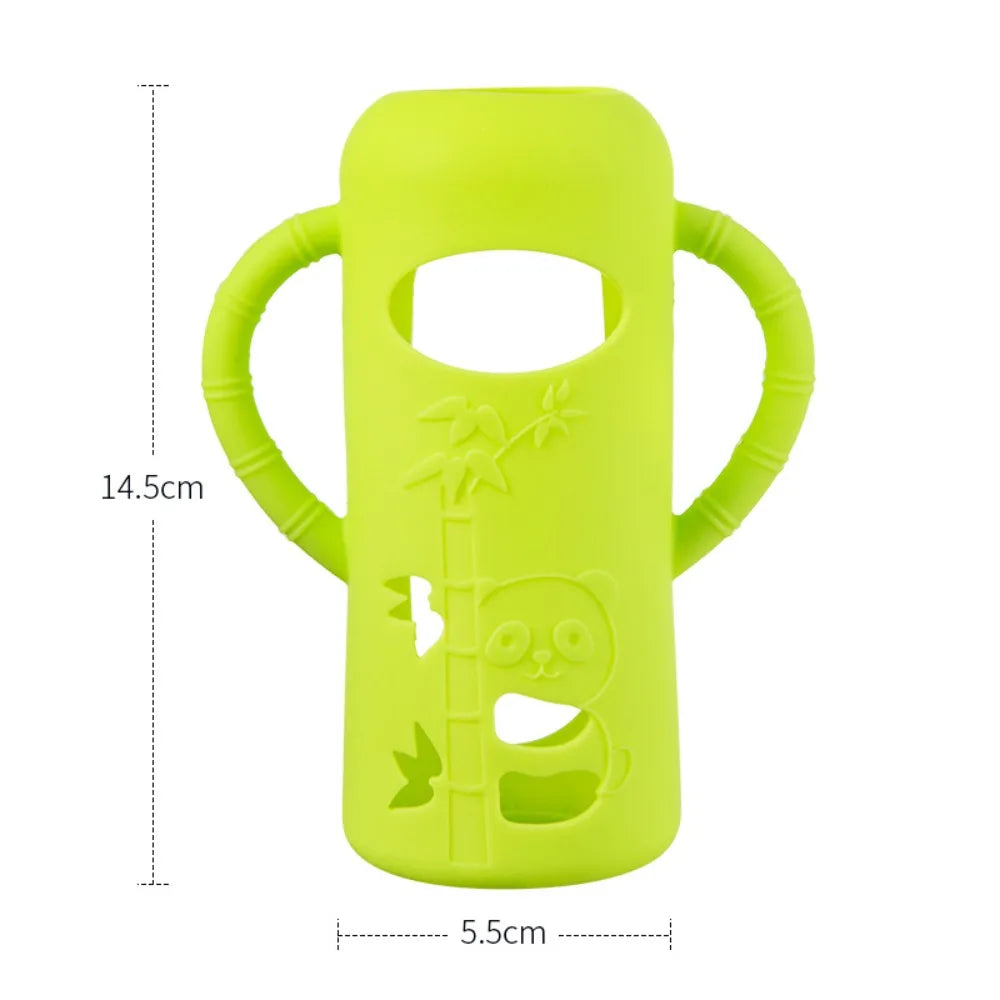Multi-functional Baby Bottle Handle Soft Anti Breakage Normal Neck Bottles Easy Grip Baby Bottle Sleeves for Dr. Brown's