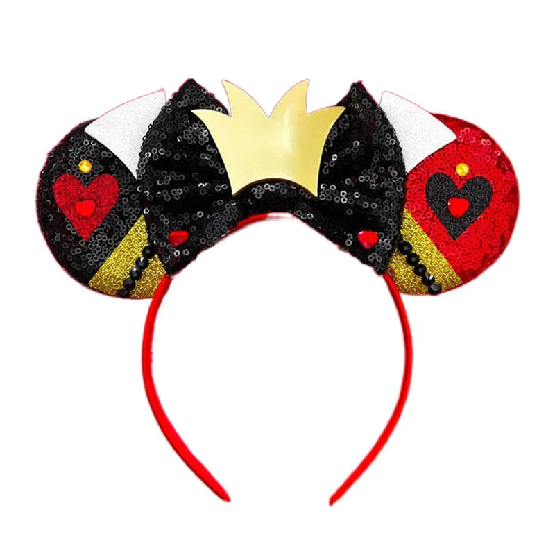 Beauty and Beast Baby Headbands Girls Belle Hair Accessories Enchanted Rose Ear Hairband Kid Crown Bow Headwear Baby Photography