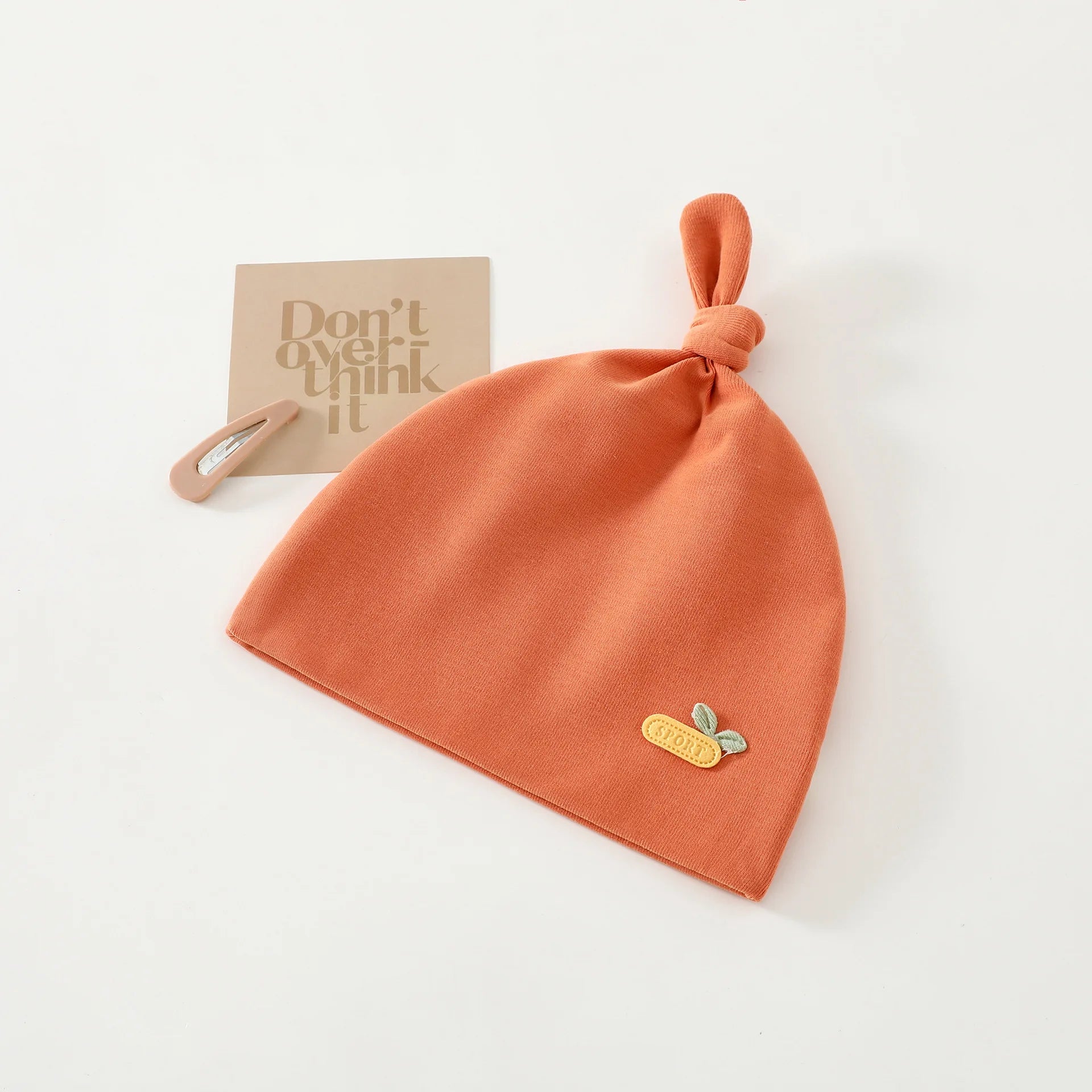 2025 Newborn Baby Four Seasons Knitted Hat Cotton Cartoon Hats for Male and Female Infants Aged 0-12 Months