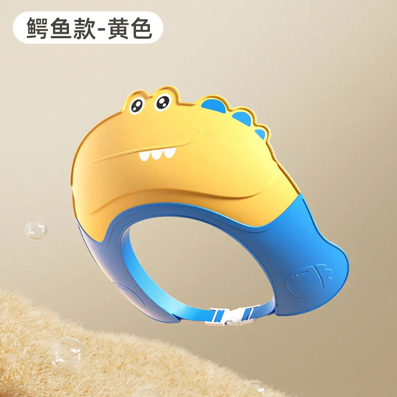 Upgrade Baby Shower Cap Shield Visor Baby Hat For Eye and Ear Protection Adjustable 0-12 Years Children Washing Hair Care Tool