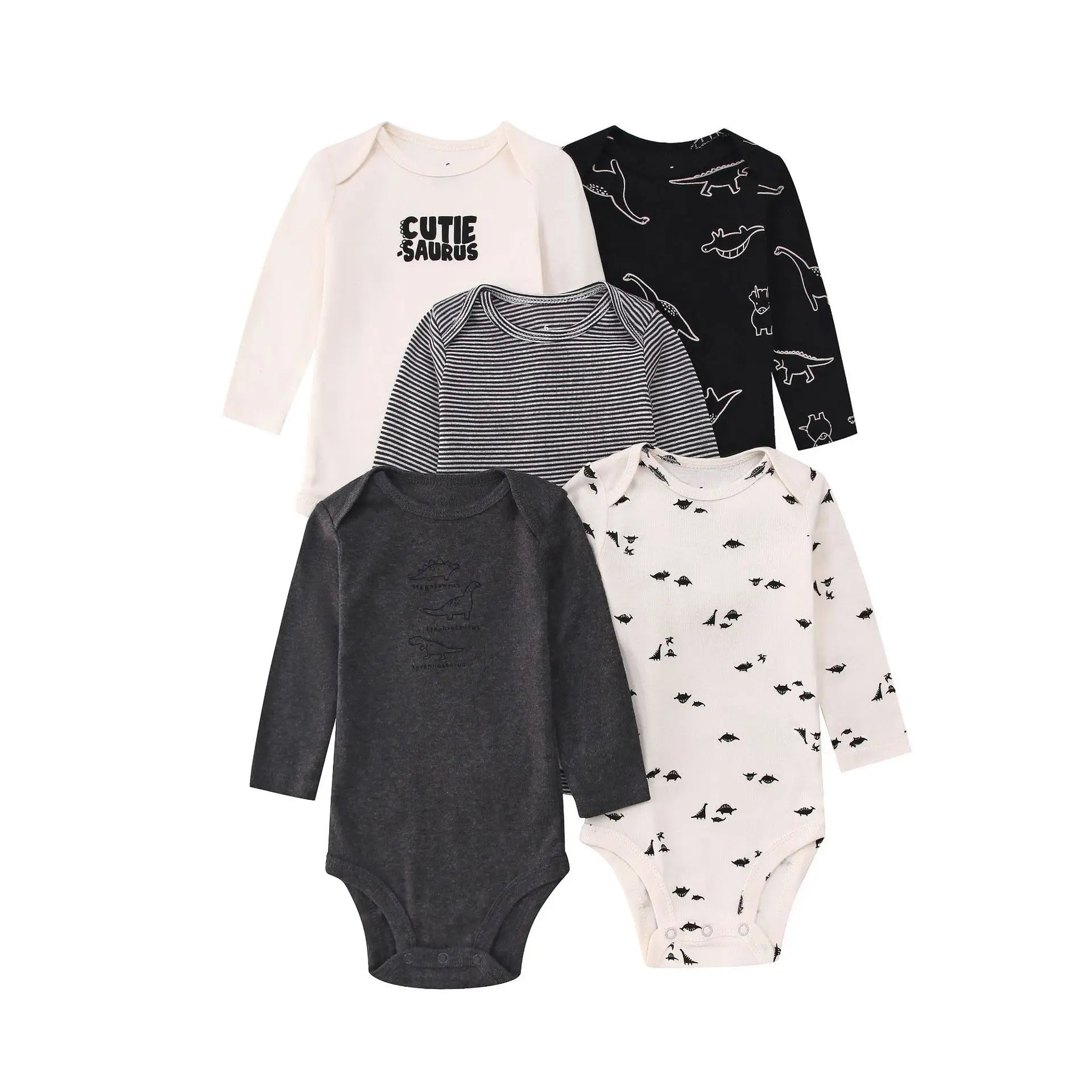 100% Cotton Soft Breathable Baby Bodysuits Long Sleeve Newborn Infant Boys Girls Onesies Rompers Bebe Clothes Baby Shower Gifts
