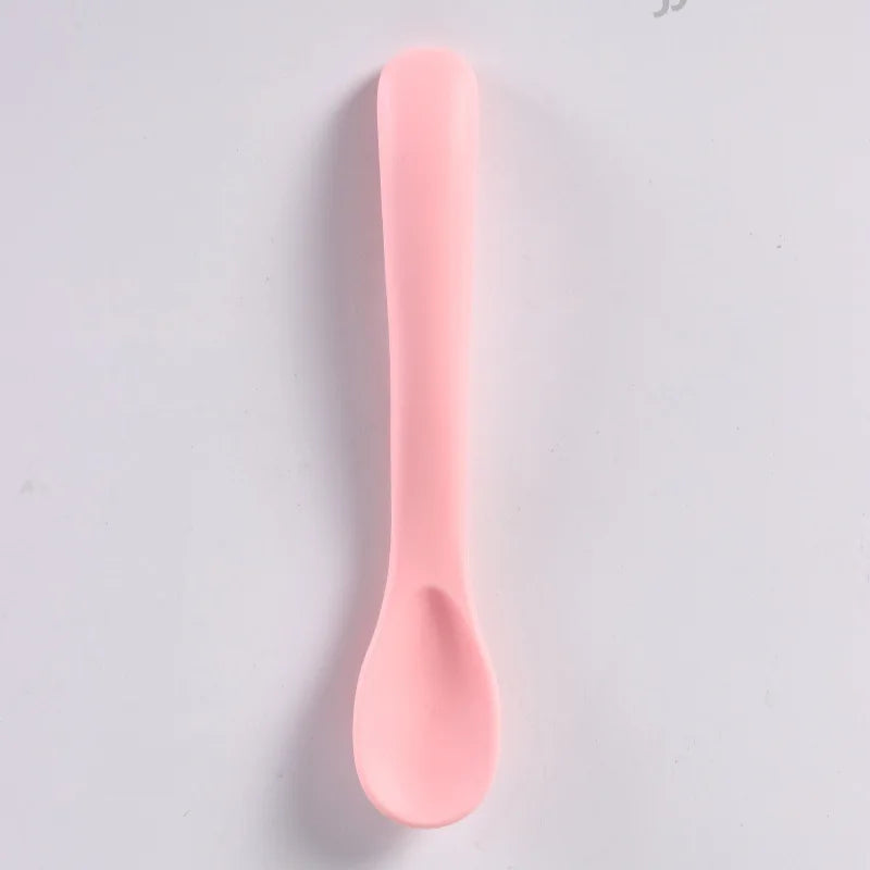 1/2 PCS Baby Learning Spoons Utensils Set Newborn Feeding Spoon Set Toddler Scoop Weaning Cutlery Children‘s Tablewar