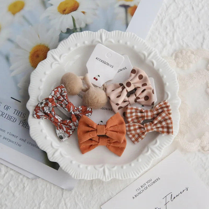 Children's Headwear Hair Accessories for girls, Elastic Hair Bow for baby, Cute Hair ties, Lovely Hair Rope