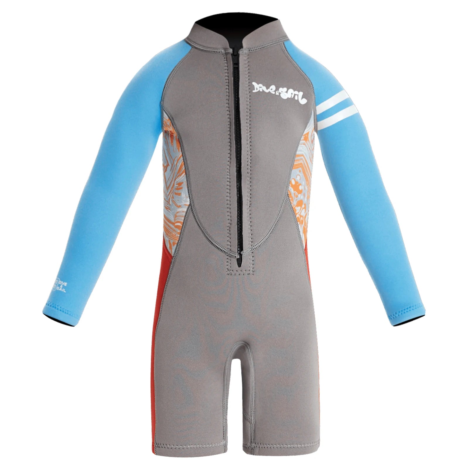 Boys Wetsuits Warm Diving Suit One-Piece 2.5MM Neoprene Thick Surfing Snorkeling Zipper Kids Swimsuits Jellyfish Scuba Swimwear