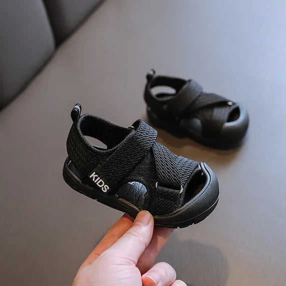Boy Sandals 2025summer New Baby Walking Shoes Soft Sole Girls' Sandals Mesh Shoes Children's Sandals Versatile Children's Shoes