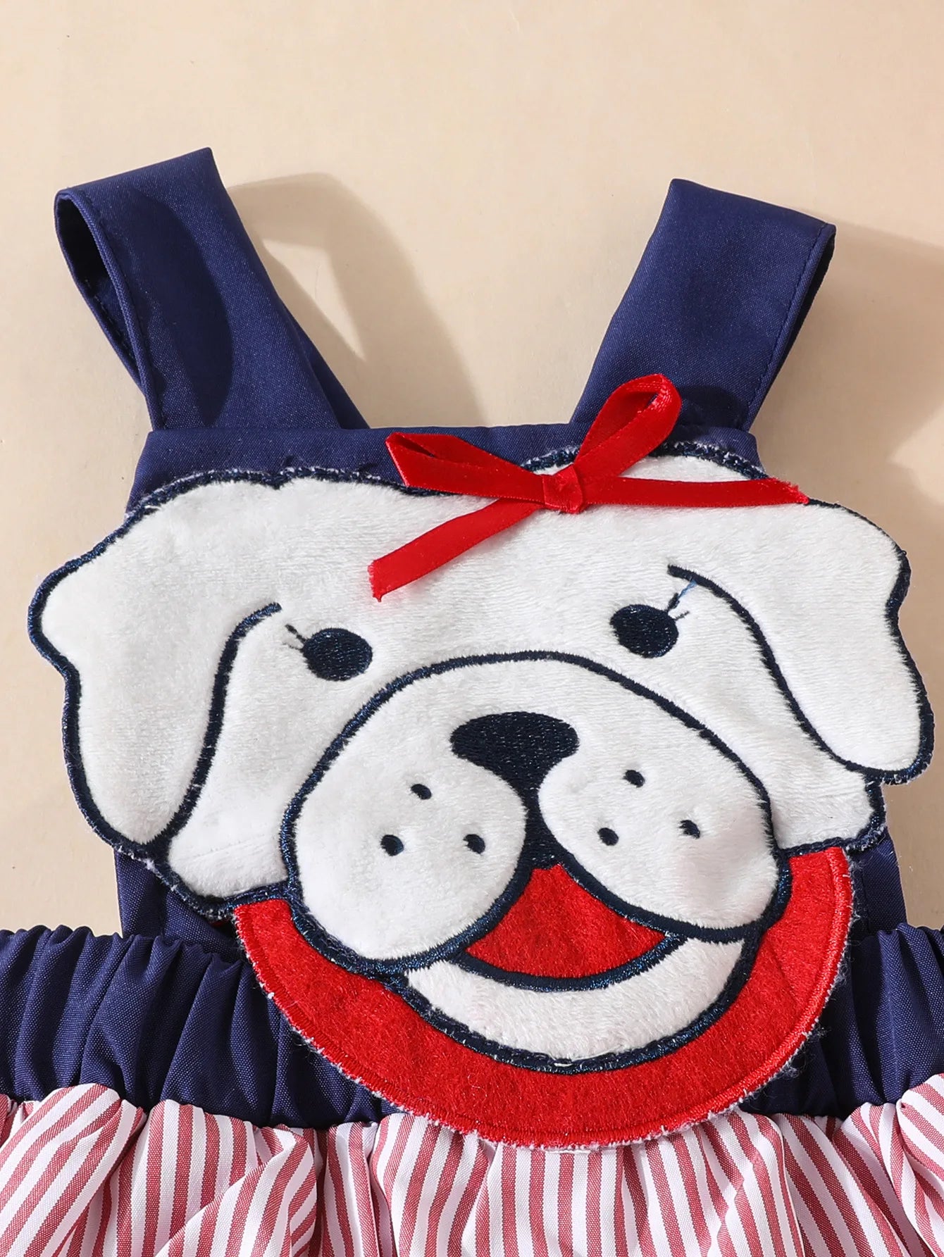 2025 Baby Summer Clothes Cute Puppy Pattern Ha Dress Princess Dress Baby Girl Cute Fashion Ha Dress