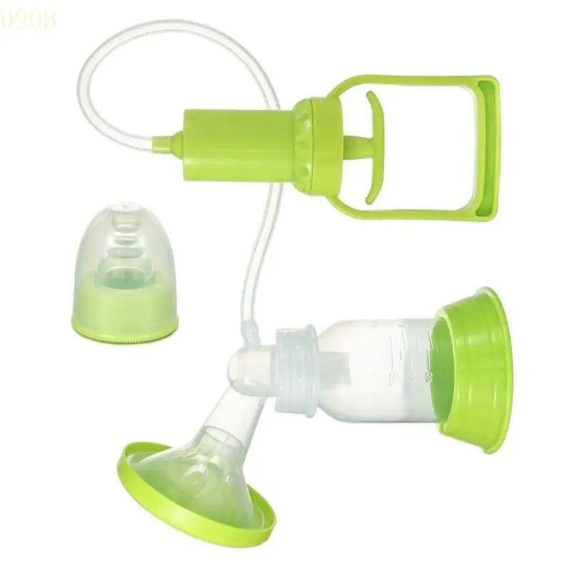 090B Handpulled Breast Pump Portable Milk Extractors & Feeding Bottle 125ml Capacity