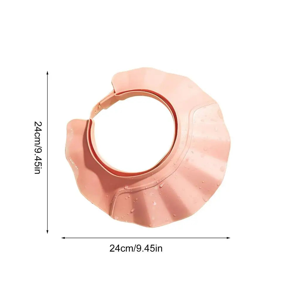 Bath Visor For Toddler Baby Adjustable Shower Cap Splash-Proof Adjustable Shampoo Shower Protection Hat Baby Hair Wash Hat