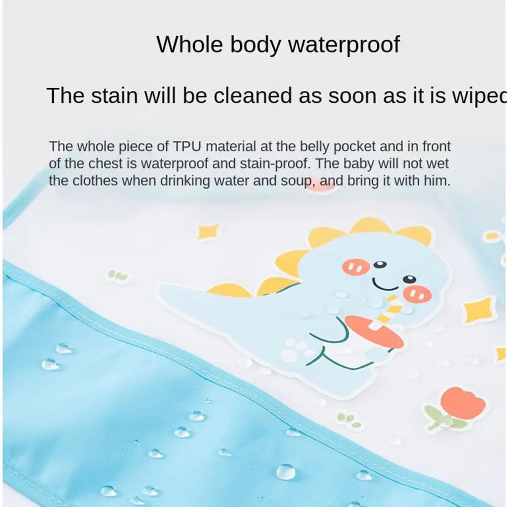 Cartoon Animal Pattern Baby Feeding Bib Anti-dirty Sleeveless Sleeveless Bibs Rabbit Comfortable Saliva Towel Burp Apron Summer