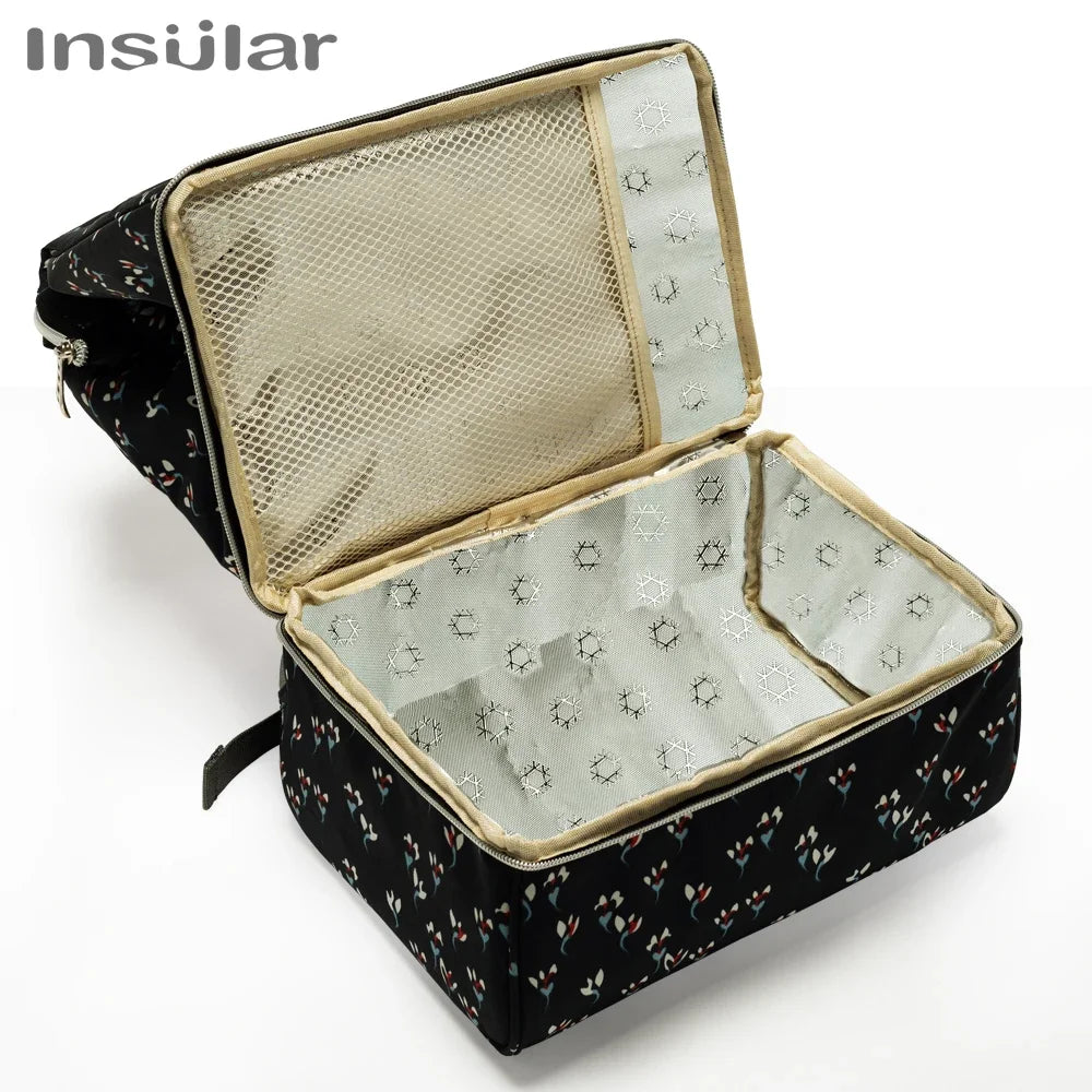 Large Capacity Mummy Maternity Nappy Bag Baby Travel Backpack Stroller Diaper Bag with Nursing Pouches Mommy Care Changing Bag