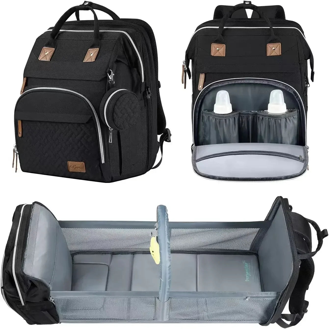 New Baby Nappy Changing Bags Changing Station Portable Baby Bed Travel Bassinet Folding Crib Shade Cloth Changing Pad Waterproof