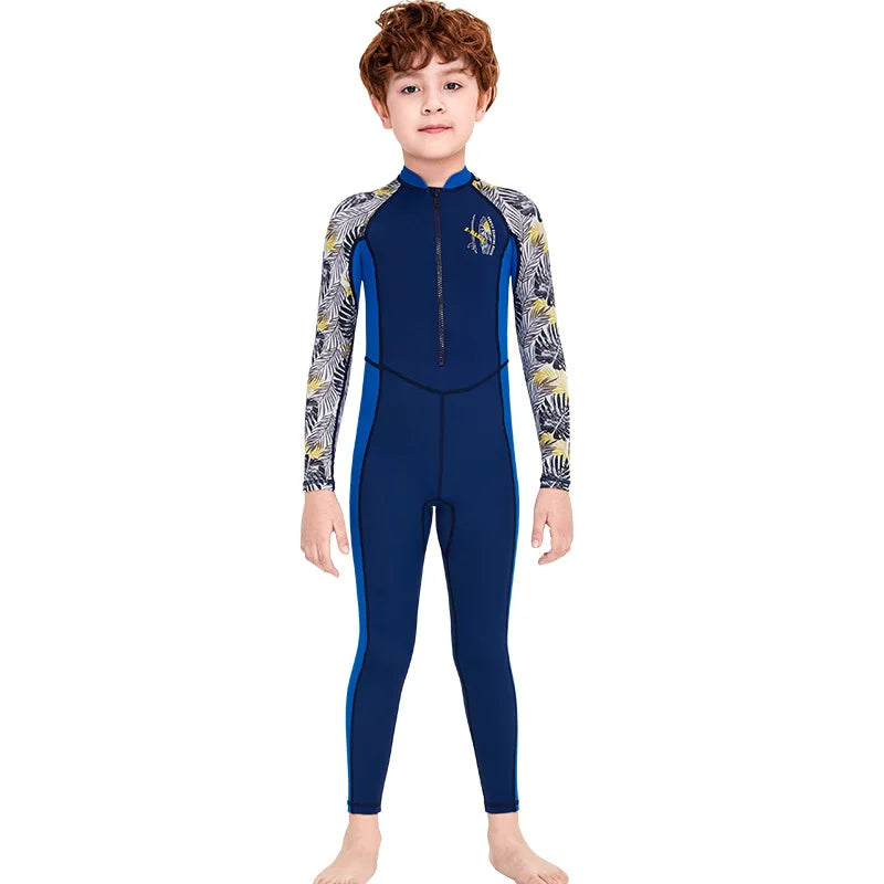 Kids UPF50+ Diving Suit Wetsuits Children's Spandex Wetsuit for Boys Girls Swimming Rash Guard Surfing Kayak Clothes