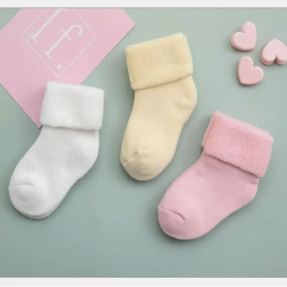 Newborn Socks Warm Winter Knee Hight Sock