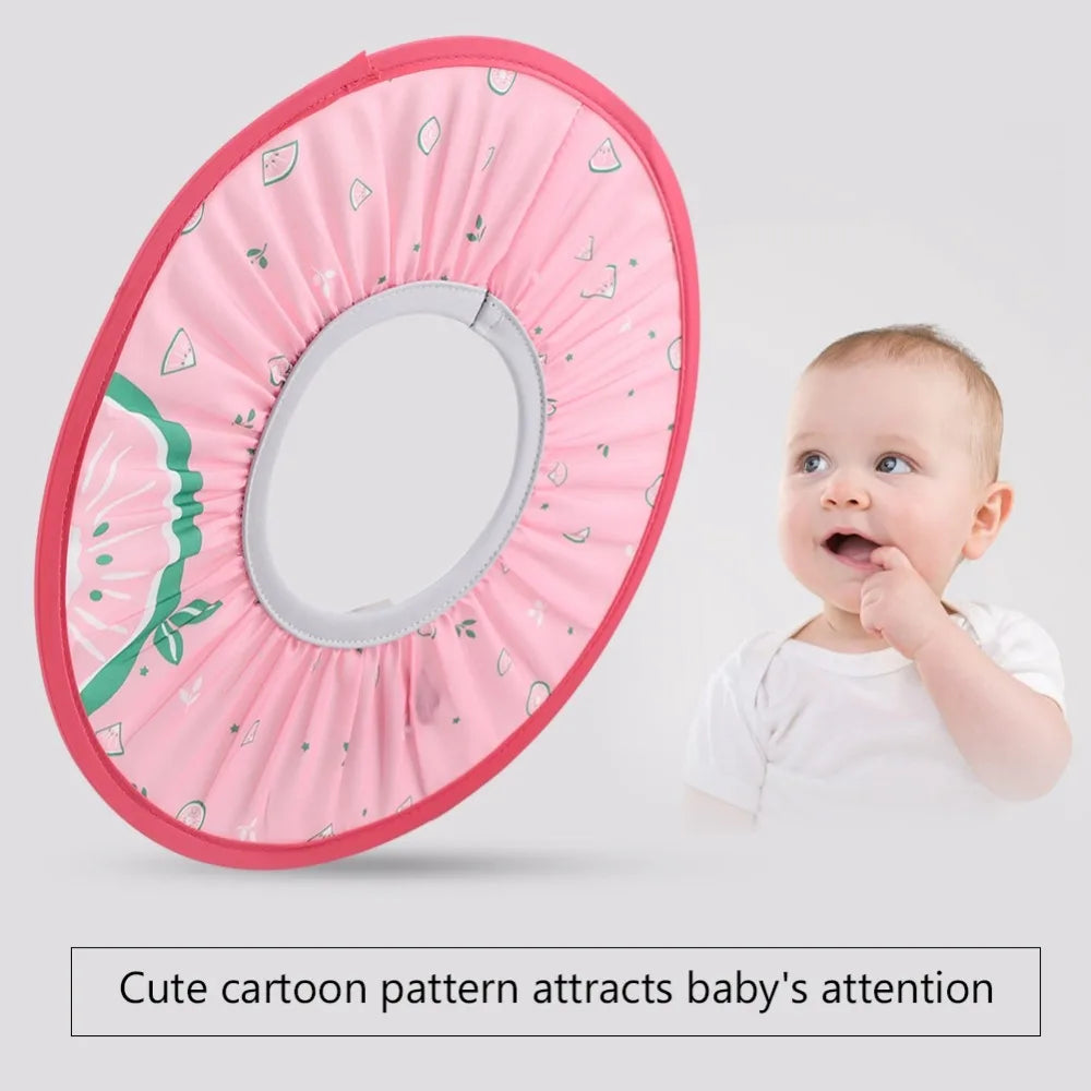 Baby Bath Cap Shampoo Bathing Cute Adjustable Elastic Ear Protection Soft Safe Infant Toddler Wash Hair Shield Hat Shower Cap