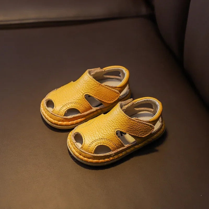 Baby Sandals Toddler Boys First Walkers Newborn Girls First Shoes Indoor Soft Sole Infant Sandals Summer Beach Baby Shoes