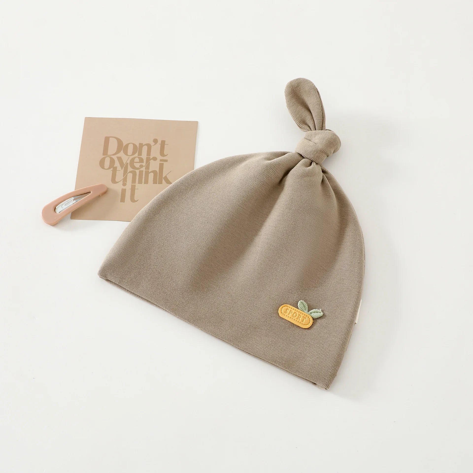 2025 Newborn Baby Four Seasons Knitted Hat Cotton Cartoon Hats for Male and Female Infants Aged 0-12 Months
