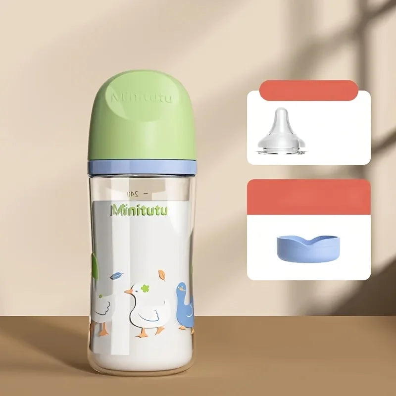 Newborn Feeding Bottle Glass Bottle for Baby Infants Toddlers Water Formula Breast Milk Supplement