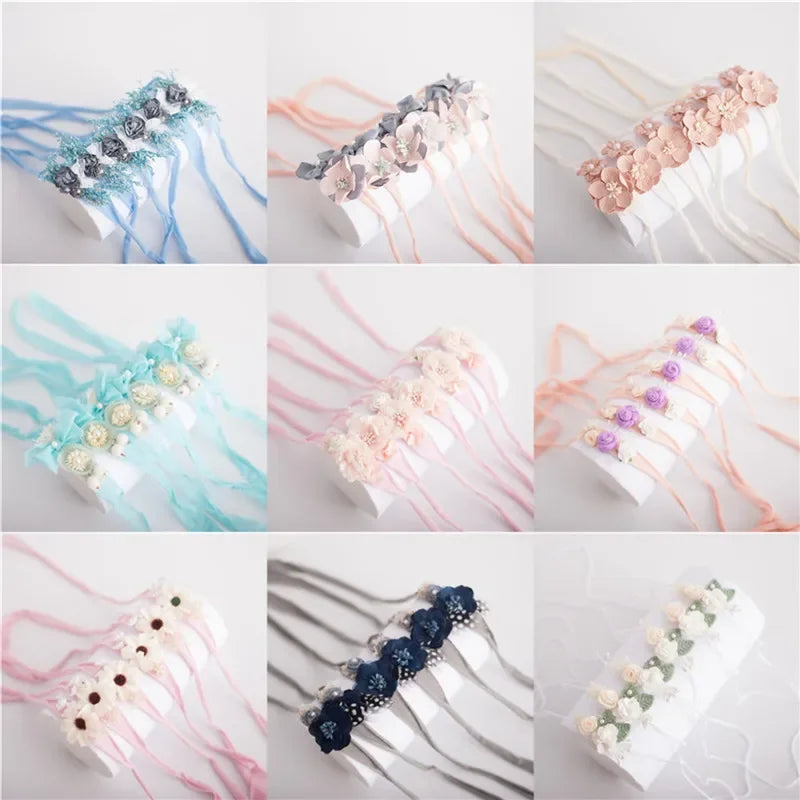 Kids Toddler  Newborn Headband  Baby Girl Hearband Hair Accessories Flower Girl Headwear Newborn Photography Props