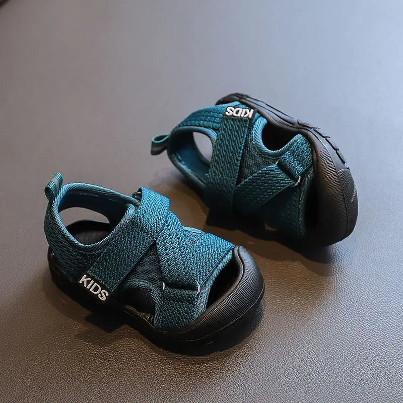 Boy Sandals 2025summer New Baby Walking Shoes Soft Sole Girls' Sandals Mesh Shoes Children's Sandals Versatile Children's Shoes