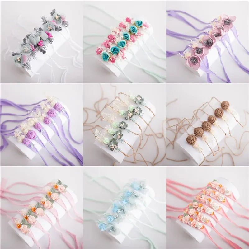 Kids Toddler  Newborn Headband  Baby Girl Hearband Hair Accessories Flower Girl Headwear Newborn Photography Props