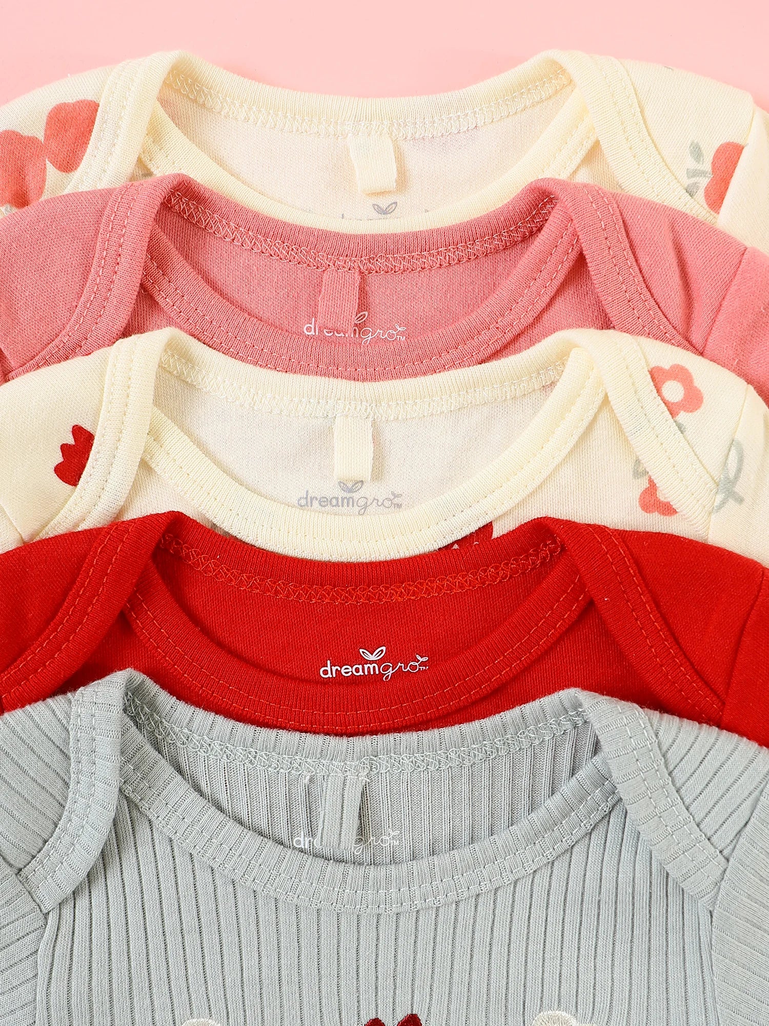 Baby girl clothes 5PCS Baby girl onesie newborn baby clothes summer Short-sleeved jumpsuitSuitable for 0-9 months