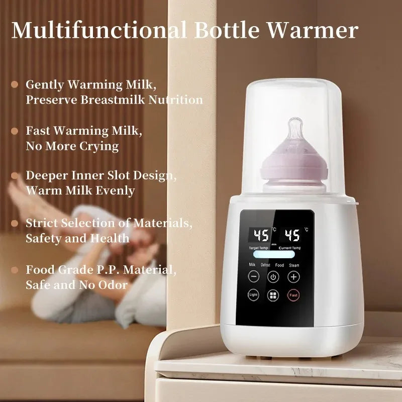 2026 Multi functional single bottle milk warmer, baby bottle sterilizer, breast milk heating constant temperature milk warmer