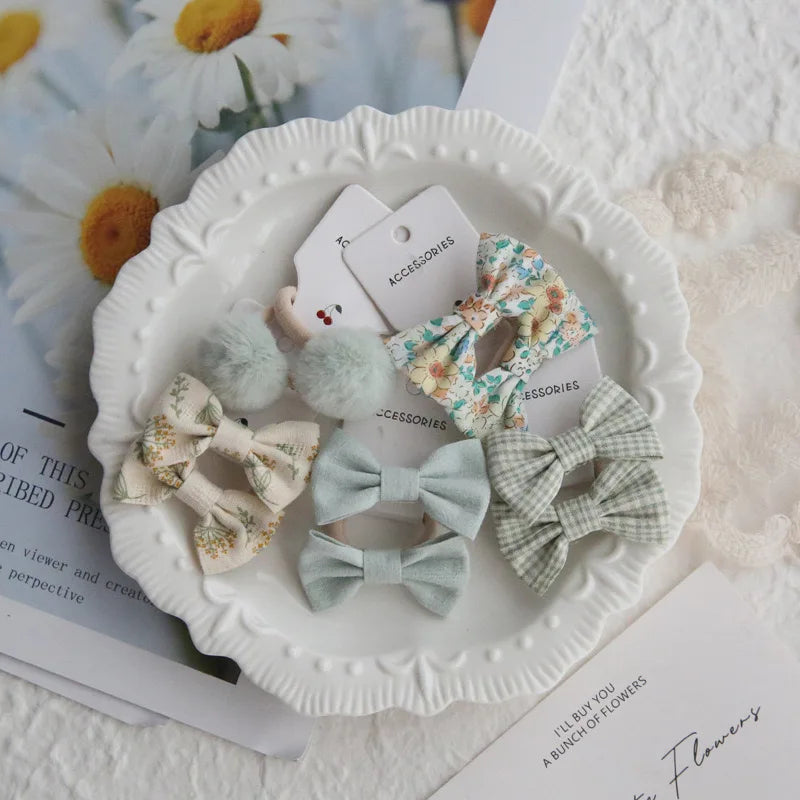 Children's Headwear Hair Accessories for girls, Elastic Hair Bow for baby, Cute Hair ties, Lovely Hair Rope