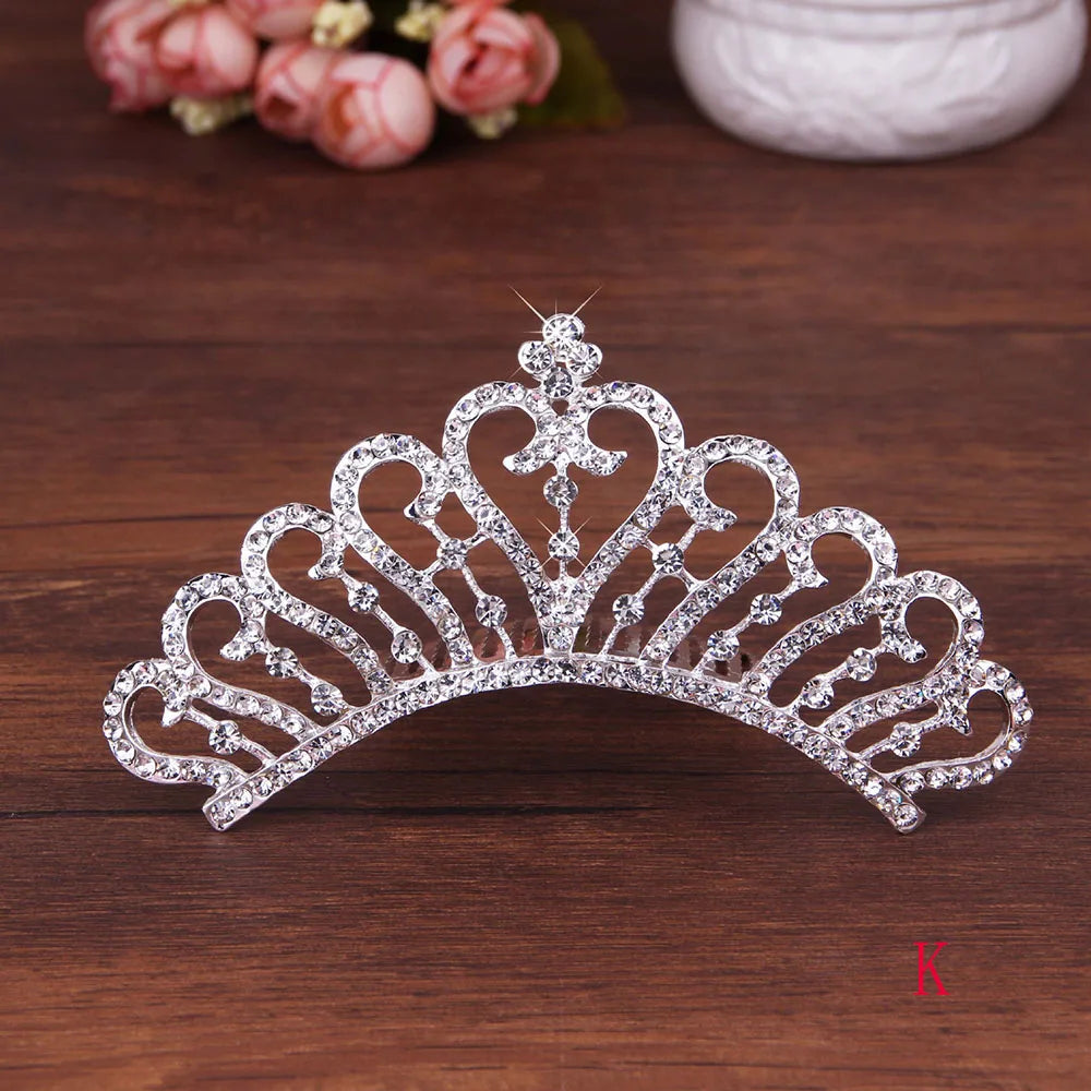 Children Stylish Hair Comb Sweet Headband Tiara Shiny Headwear Wedding  Jewelry Hair  Styling Accessories Fashion Accessories