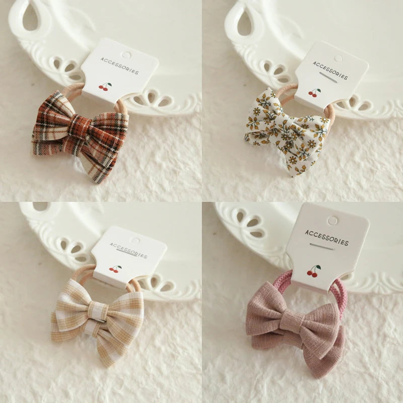 Children's Headwear Hair Accessories for girls, Elastic Hair Bow for baby, Cute Hair ties, Lovely Hair Rope