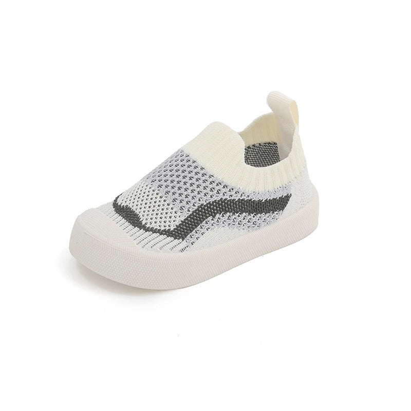 2024 New Baby Shoes Spring Summer Mesh Breathable Non-Slip Toddler Kids First Walkers Lightweight Slip-on Casual Sport Shoes